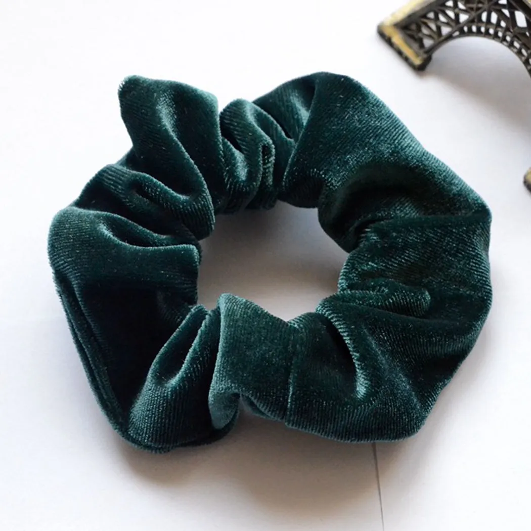 10 Pcs Hair Scrunchies Velvet Hairband Ponytail Holder Tie Bow for Women Tie Ropes Adult Elastic Girls Hair Ties Gum Accessories