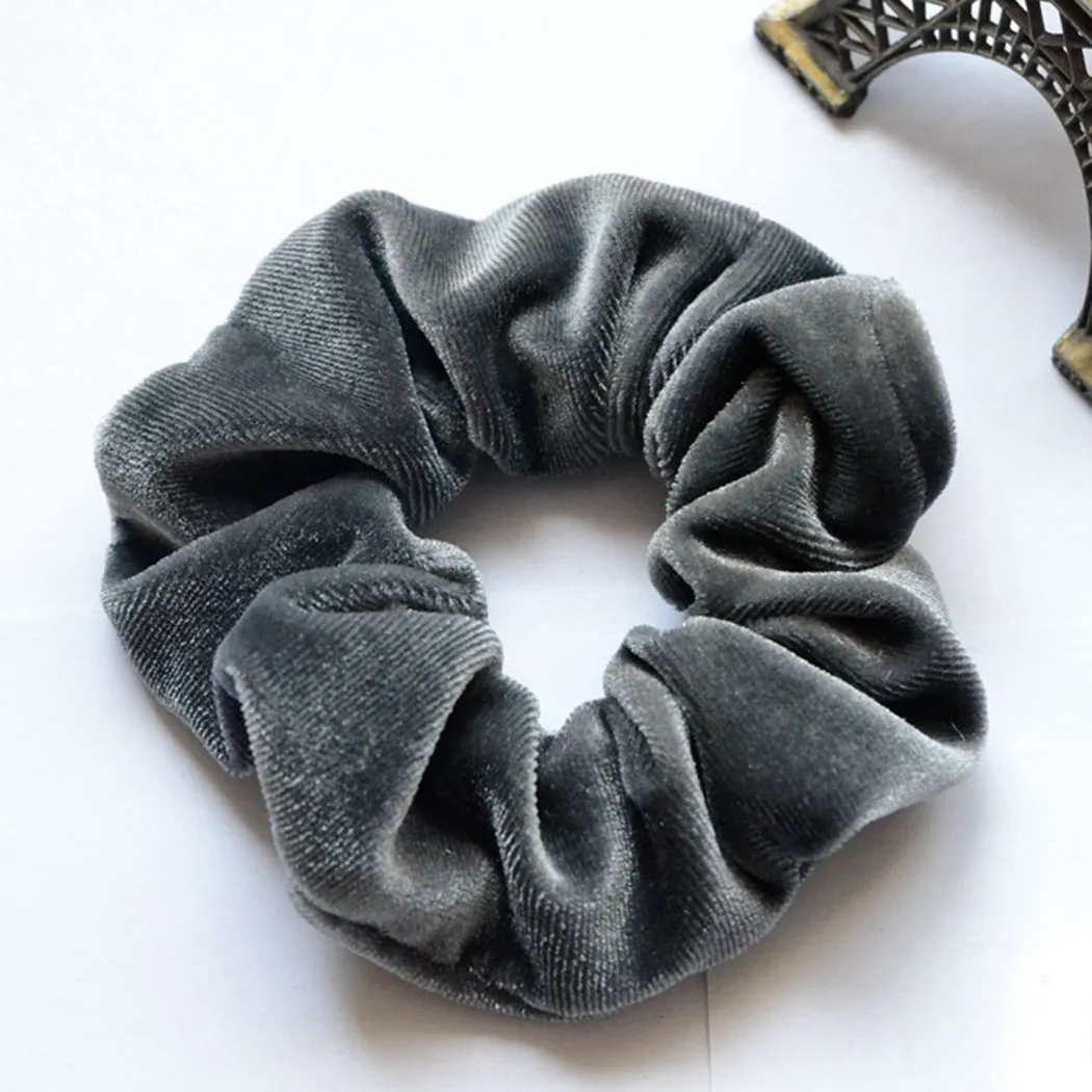 10 Pcs Hair Scrunchies Velvet Hairband Ponytail Holder Tie Bow for Women Tie Ropes Adult Elastic Girls Hair Ties Gum Accessories