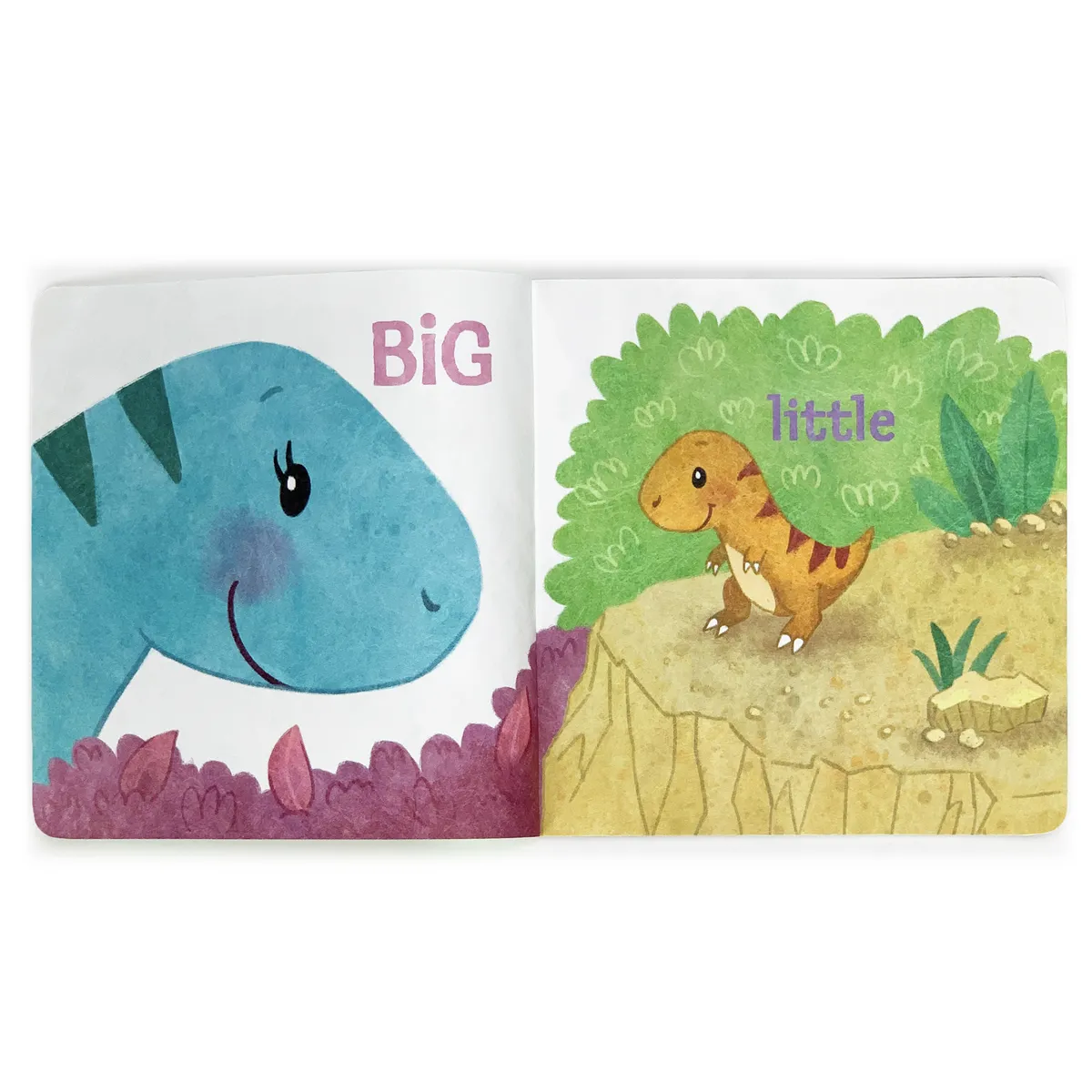 Dinosaurs Big & Little Tuffy Teether Indestructible Book