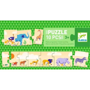 Djeco Puzzle Duo - Small and Big