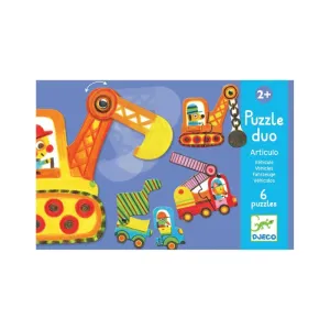 Djeco Puzzle Duo - Vehicles