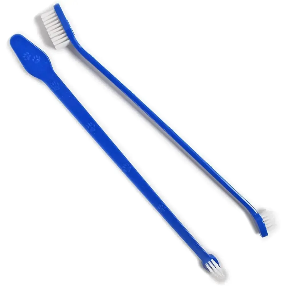 Double Sided Super Soft Bristles Long Handle Canine Dental Hygiene Dog Toothbrush