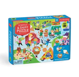 food festival scratch & sniff - 60 piece puzzle