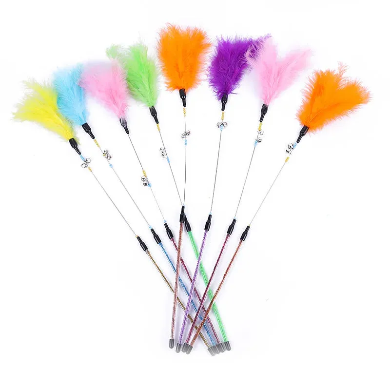 Interactive Cat Teaser Wands