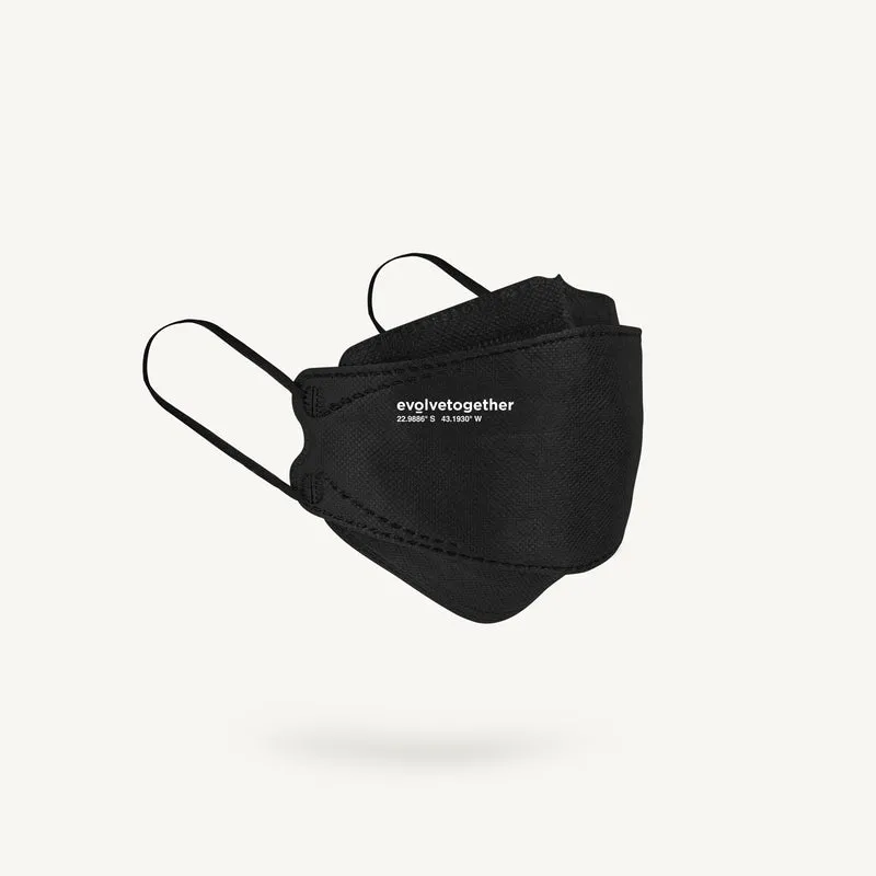 Kids KN95 Face Mask 5 Pack (Black)