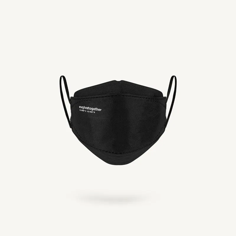 Kids KN95 Face Mask 5 Pack (Black)