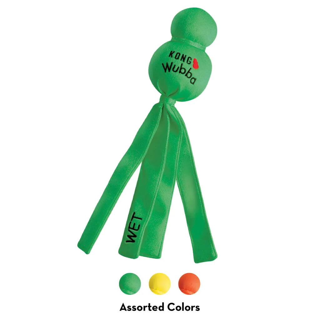 Kong Water Wubba Dog Toy (assorted colors)