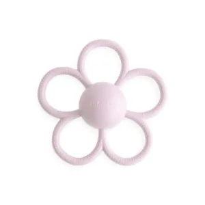 Mushie Daisy Rattle Teether - Soft Lilac