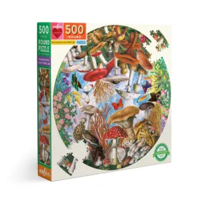 Mushroom  Butterflies 500 Piece Puzzle