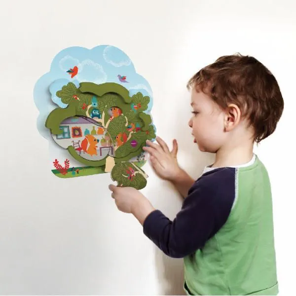 Oribel VertiPlay™ Mr. Squirrel's House - Two Layer Jigsaw Puzzle