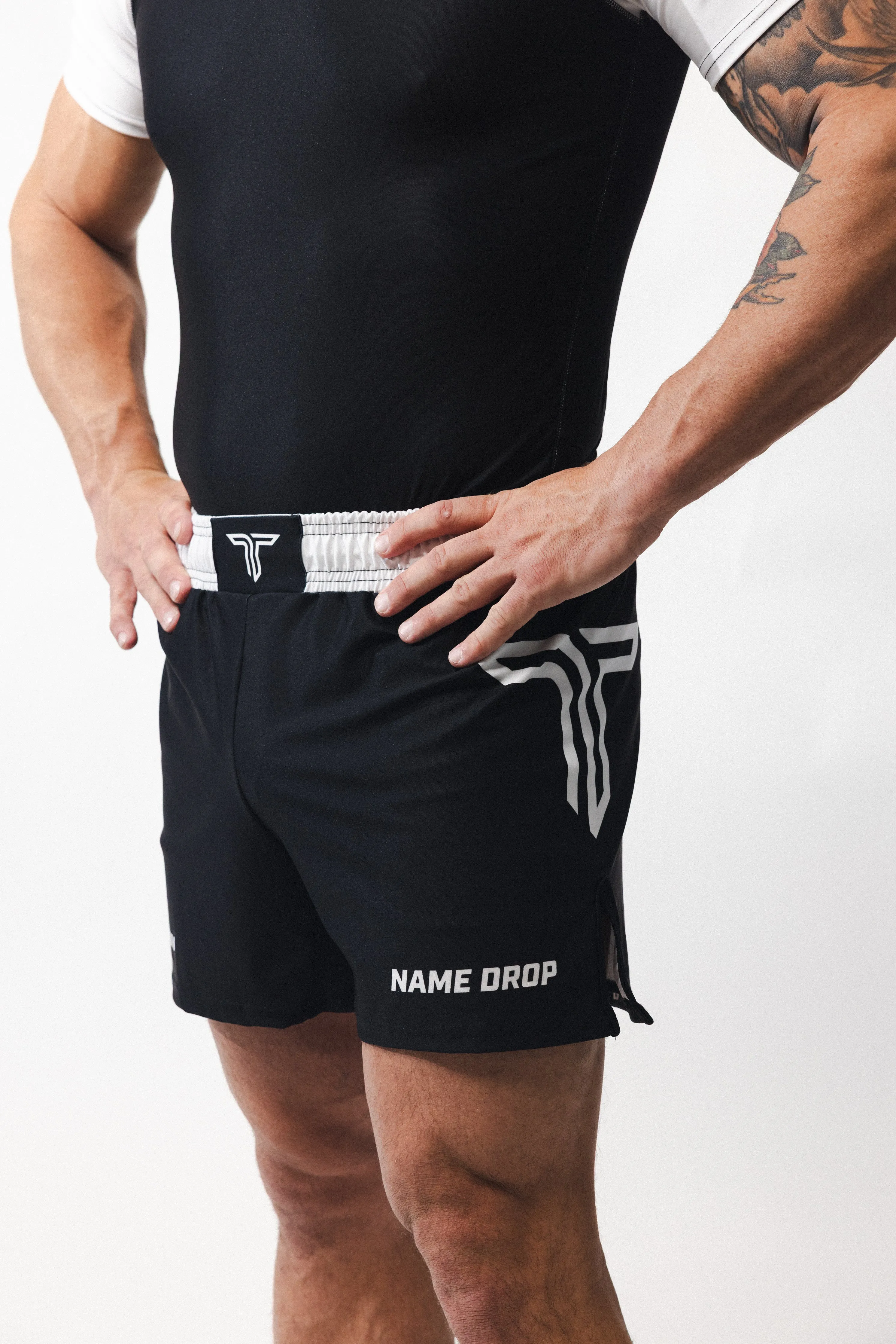 Ranked Jiu Jitsu Fight Kit (Fight Short & Rashguard Bundle) - White