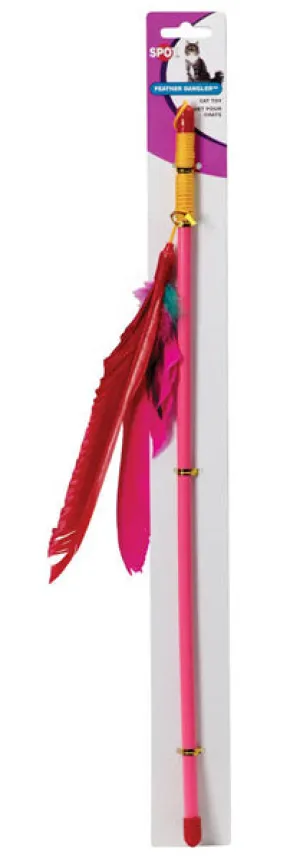 SPOT - Feather Dangler Teaser Wand - 18 Inches