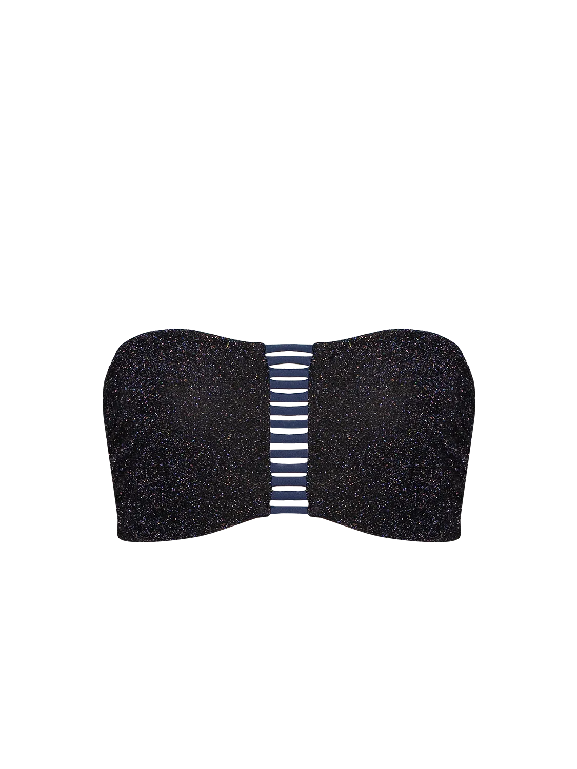 Stardust ~ Loop-de-Loop Bikini Top - Navy