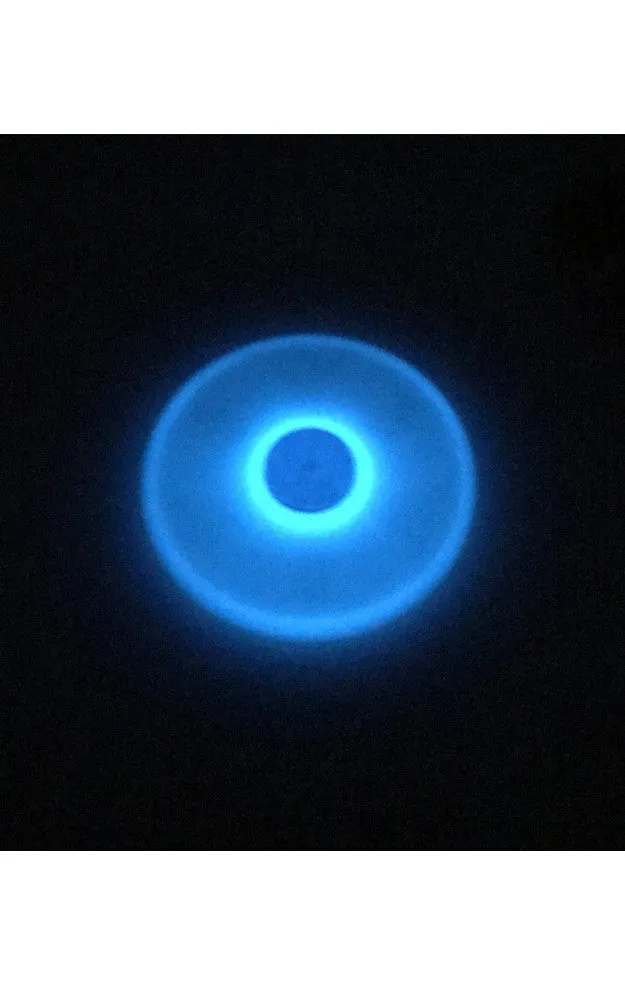 T01-8 Blue Glow In The Dark Fidget Spinner Toy