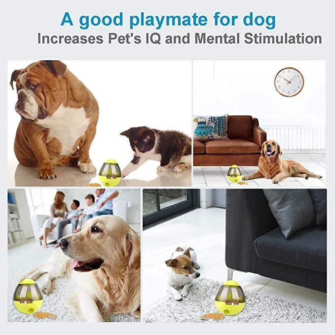 Treat Ball Dog Toy for Pet Increases IQ Interactive Food Dispensing Ball